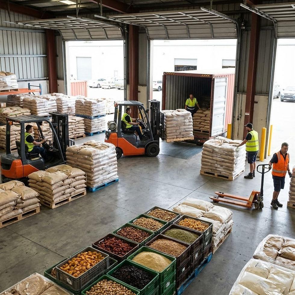 Indian rice spices cereals and pulses prepared for export