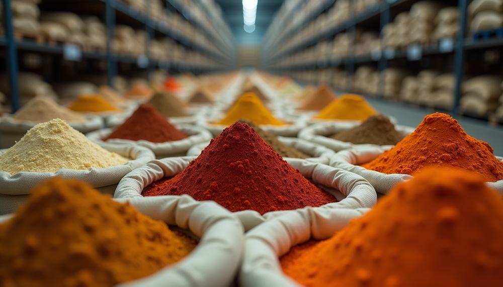 Indian spices for export and international agricultural product supply